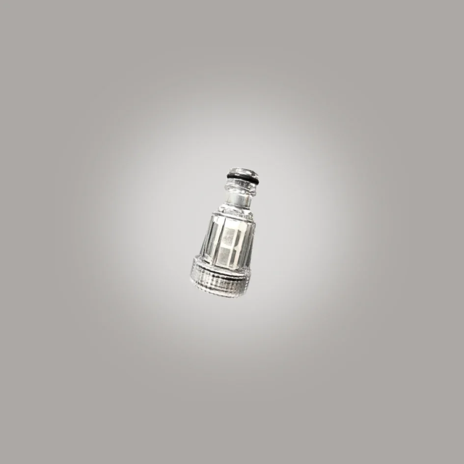 WASHR QUAD CLEAR PLASTIC HOSE CONNECTOR